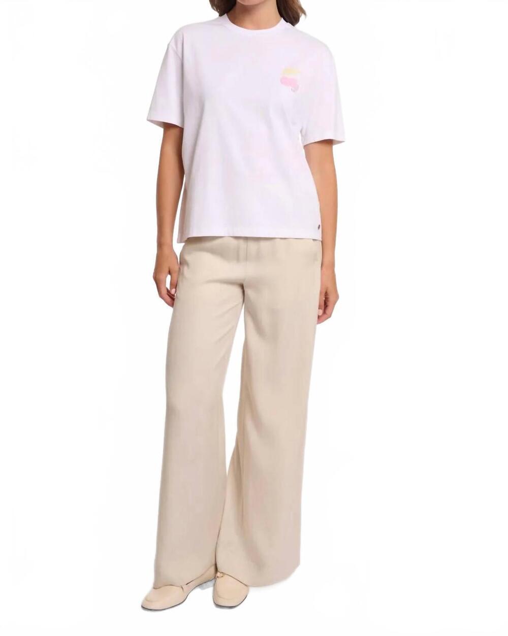 NEW RINO & PELLE ilze t-shirt in white mon cheri